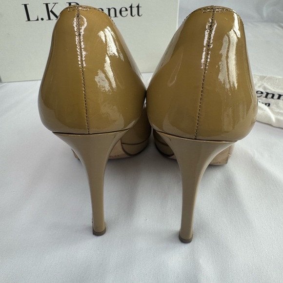 L.K. Bennett London Sledge Platform Pump - Picture 4 of 9